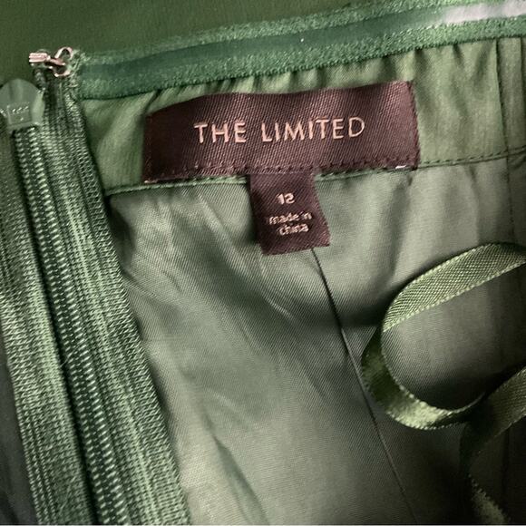 The Limited Green Strapless Midi Dress 12 NEW  Xmas Prom Wedding Rush Fairycore - Picture 9 of 12